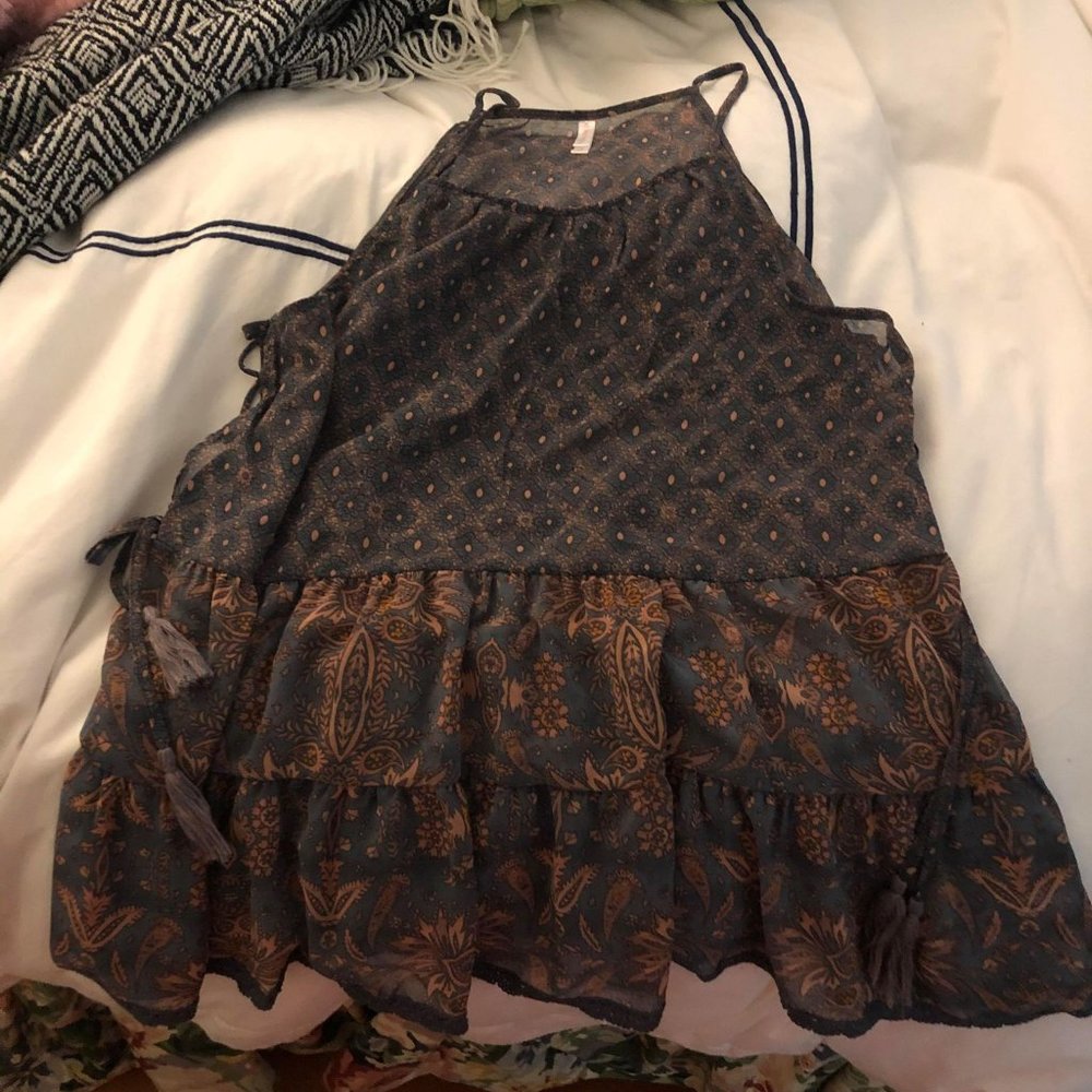 Multicolored Chiffon Blouse